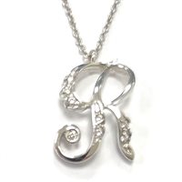 Pendente Fanton Gioielli Donna NOMI E INIZIALI in Oro Diamante 0.09 Ct PEOR-12-52 - PEOR-12-52